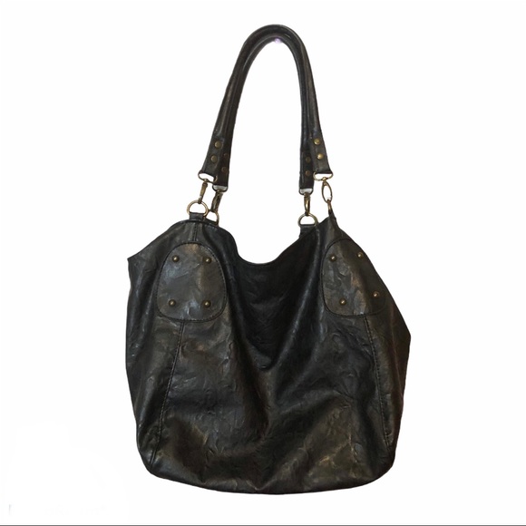 yik fung Handbags - Yik Fung large vegan leather hobo bag